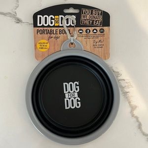 Dog for Dog collapsible portable dog bowl